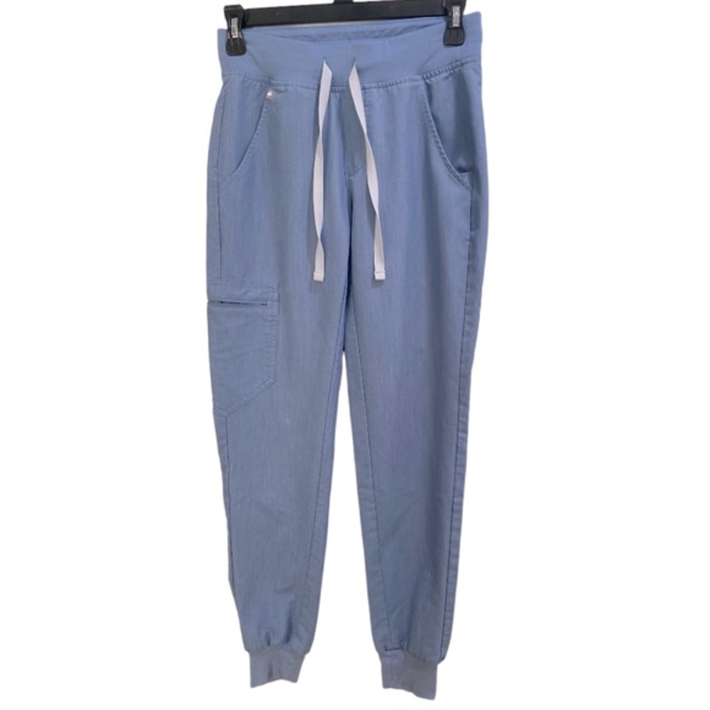 Figs Technical Collection Zamora Jogger Scrub Pants Blue size XXS